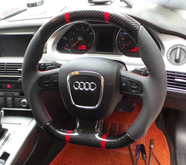 Audi A4/A5 Carbon Fiber Steering Wheel - Image 2