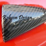 FERRARI 458 SPIDER/ITALIA CARBON FIBER DOOR PULLER (2PCS SET) - Image 2