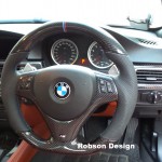 BMW E90 E91 E92 E93 Carbon Fiber Steering Wheel - Image 3