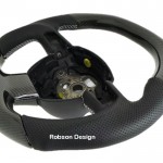 AUDI CARBON FIBER FLAT TOP STEERING WHEEL - Image 3