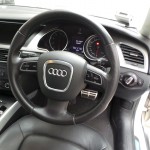 AUDI CARBON FIBER FLAT TOP STEERING WHEEL - Image 2