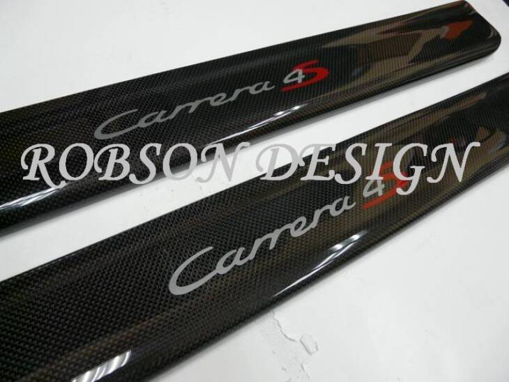 PORSCHE 996 CARRERA CARBON FIBER DOOR SILL PLATE (2PCS)