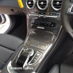 Mercedes C Class W205 CENTRE CONSOLE PANEL CARBON FIBER - Image 3