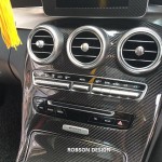 Mercedes C Class W205 CENTRE CONSOLE PANEL CARBON FIBER - Image 4