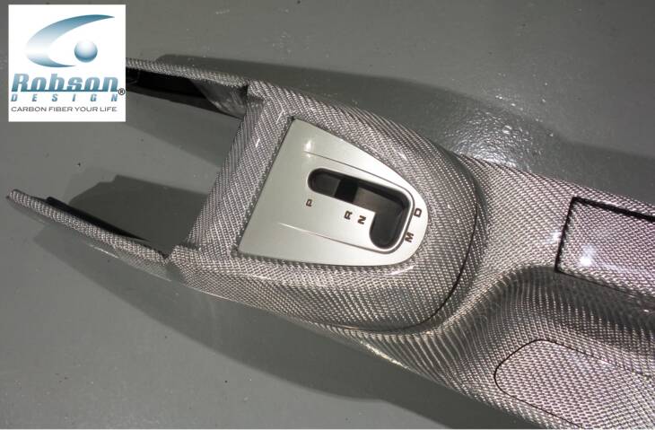 PORSCHE  997 / CAYMAN  SHIFT PANEL SILVER CARBON FIBER - Image 3