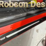 AUDI R8  DOOR SILL PLATE CUSTOMIZED CARBON FIBER 2/PC SET - Image 3
