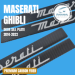 MASERATI GHIBLI  DOOR SILL PLATE CARBON FIBER(2018-2023) - Image 4
