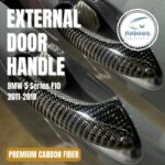BMW 5 Series F10 External Door Handle Carbon Fiber - Image 3