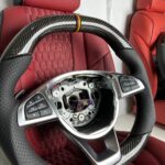 Mercedes W205 W253 C class GLC | GLA Carbon Fiber Steering Wheel - Image 4