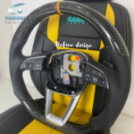 AUDI A1,S Line Q3 Q4 A4 A5 S5 RS5 SQ5 Q7 Q8 SQ7 RSQ8 Carbon Fiber Steering Wheel - Image 3