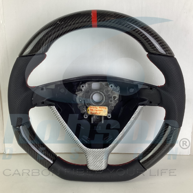 Porsche 911 997 987 Boxster Cayman 2005-2008 Carbon fiber Steering Wheel (core exchange required)
