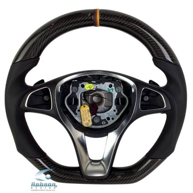 Mercedes Benz W205 C Class E200 E250 W204 W207 W212 W213 2015-2019 carbon Fiber Steering Wheel (core exchange required)