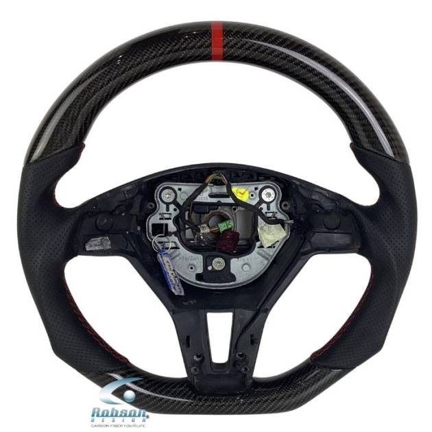 Mercedes Benz W204 C250 W117 CLA45 AMG C250 SLK250 carbon Fiber Steering Wheel (core exchange required)