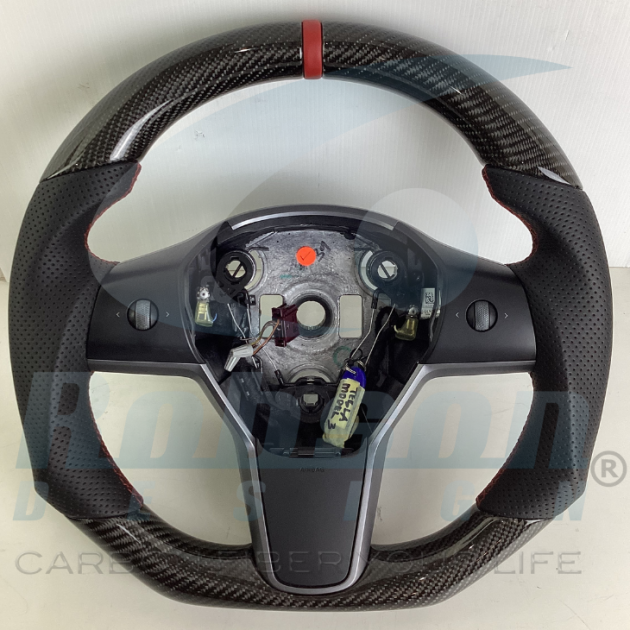 Tesla Model 3 2017-2023 Carbon Fiber Steering Wheel (core exchange required)