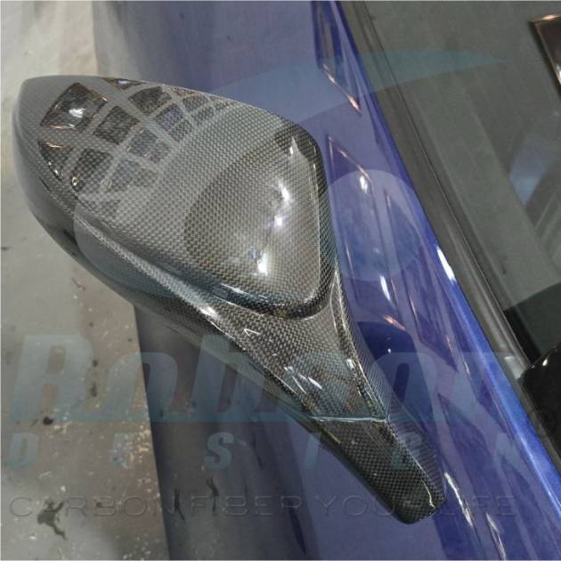 Ferrari 458 Italia Genuine plain Carbon Fiber Side Mirror Cover 4pcs set (core exchange required)