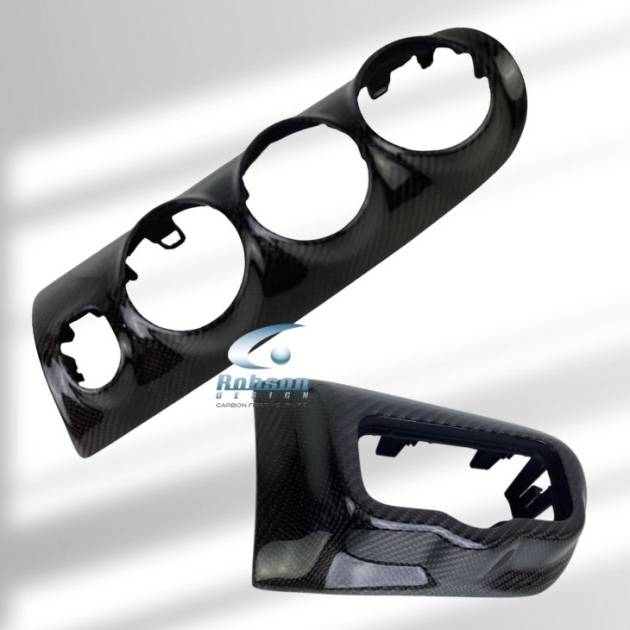 Mercedes Benz A Class W177 W247 B Class Genuine Carbon Fiber Dash Aircon Panel Cover(2pcs) 2019-2023(core exchange required)