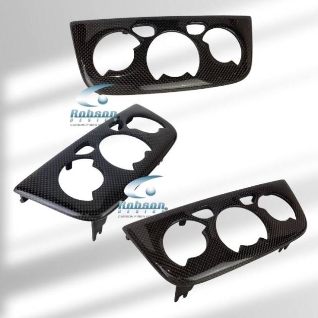Ferrari 430 Coupe Spider/Scuderia 2004-2009 Premium Plain Carbon Fiber Center AC Control Panel (core exchange required)