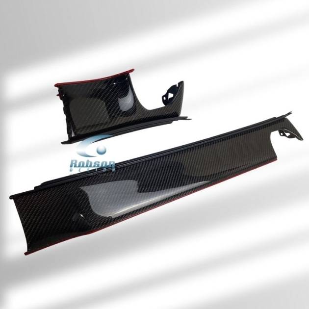 Mercedes Benz A Class W177 W247 B Class Genuine Carbon Fiber Dash Panel Cover(2pcs) 2019-2023(core exchange required)