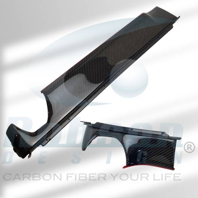 Mercedes Benz A Class W177 W247 B Class Genuine Carbon Fiber Dash Panel Cover(2pcs) 2019-2023(core exchange required)