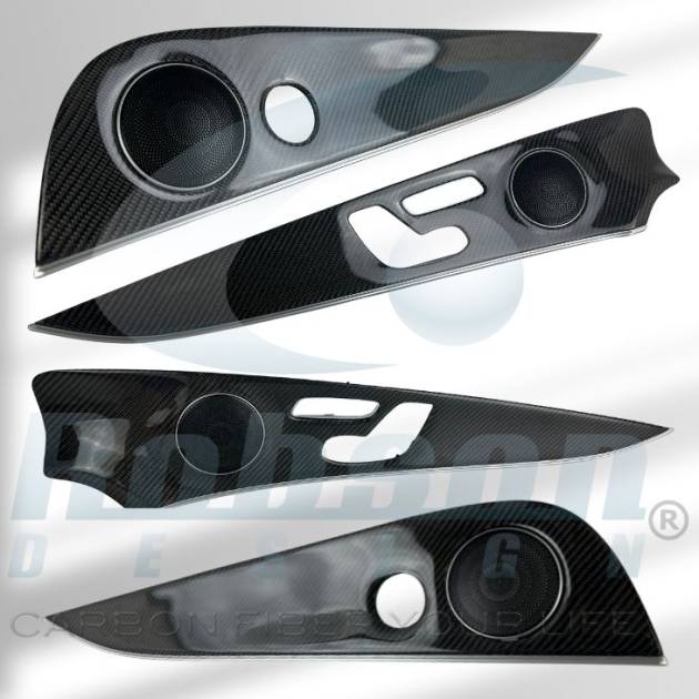 Mercedes Benz E Class W213 GLC Genuine Carbon Fiber Door Panels (4pcs)(core exchange required)