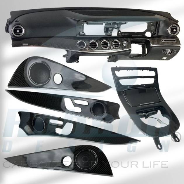 Mercedes Benz E Class W213 GLC Genuine Carbon Fiber Interior Panel (8pcs)(core exchange required)