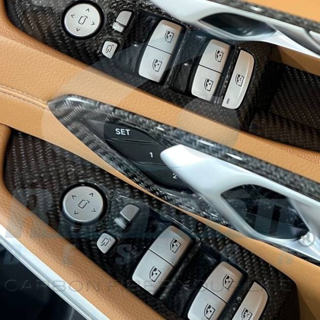 BMW G20 4 Series 2021-2024 Premium Carbon Fiber Power Window Panel -4pcs (core exchange required)