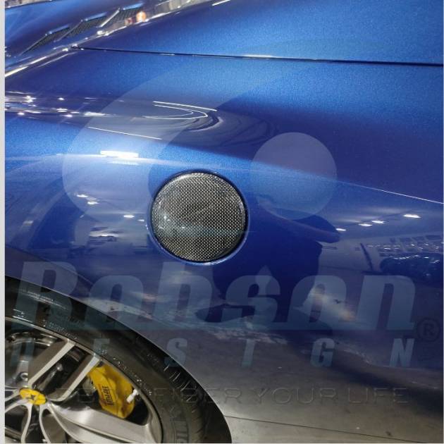 Ferrari 458 Customized Carbon Fiber Fuel Cap Cover