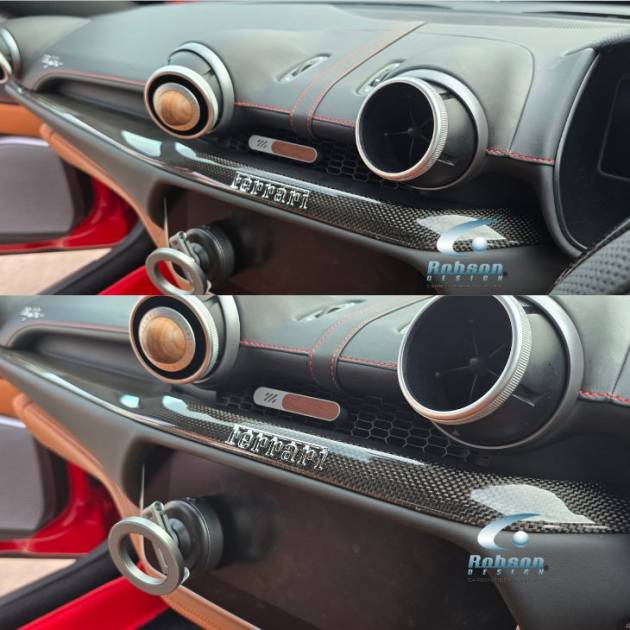 Ferrari Portofino Premium Plain Carbon Fiber Dashboard Panel (core exchange required)