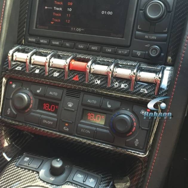 Lamborghini Gallardo Premium Carbon Fiber Switch Control panel 2003-2007 (core exchange required)