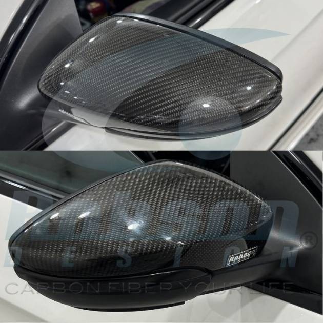 Volkswagen Passat CC Jetta MK6 2010-2018 Premium Carbon Fiber Side Mirror Cover(2pcs) (core exchange required)