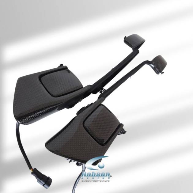 Ferrari Portofino Premium Plain Carbon Fiber Door Puller-4pcs (core exchange required)
