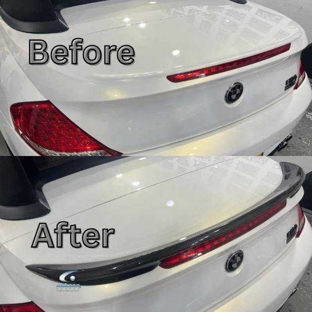 BMW 6 Series E63 Premium Carbon Fiber Rear Spoiler
