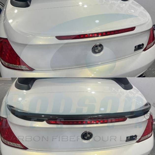 BMW 6 Series E63 Premium Carbon Fiber Rear Spoiler