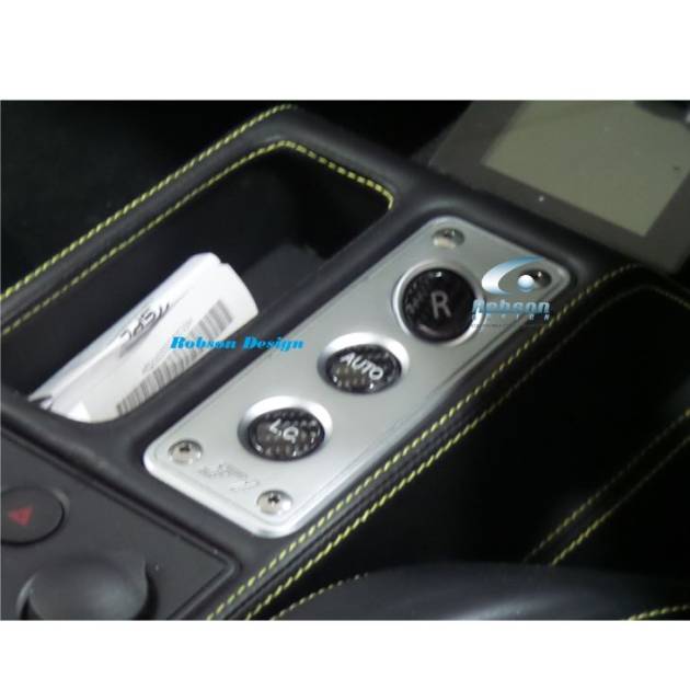 Ferrari 430 Coupe Spider/Scuderia 2004-2009 Genuine plain Carbon Fiber R/AUTO/LC buttons (3pcs)
