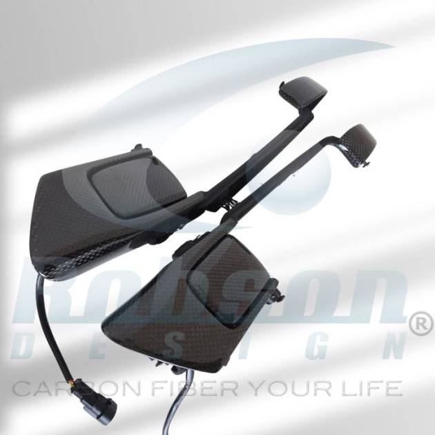 Ferrari Portofino Premium Plain Carbon Fiber Door Puller-4pcs (core exchange required)