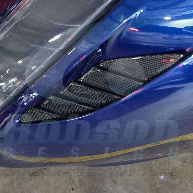 Ferrari 458 Customized Carbon Fiber Louver (2pcs set)