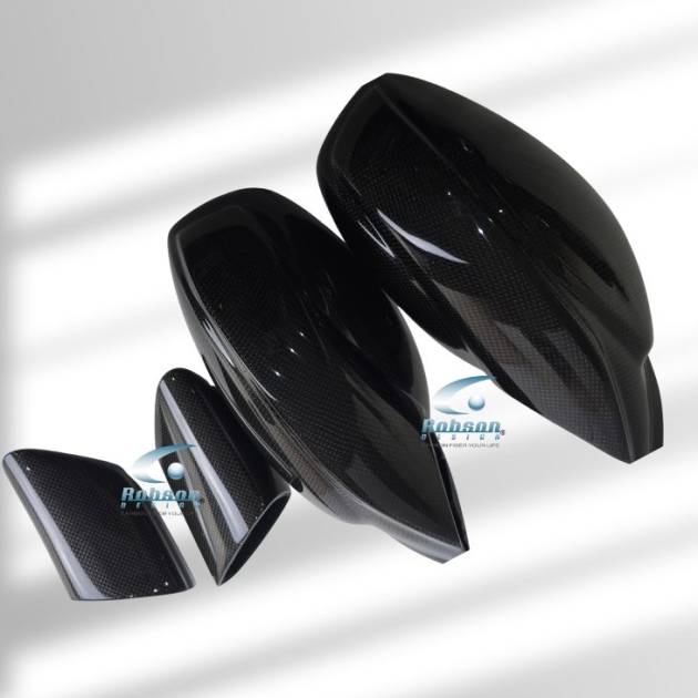 Ferrari 458 Italia 2009-2015 Genuine plain Carbon Fiber Side Mirror Cover 4pcs set (core exchange required)