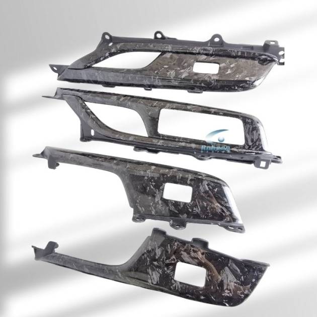 Toyota Harrier Hybrid 2025 Premium Forged Carbon Fiber Power Window Panels*4pcs* (core exchange required)