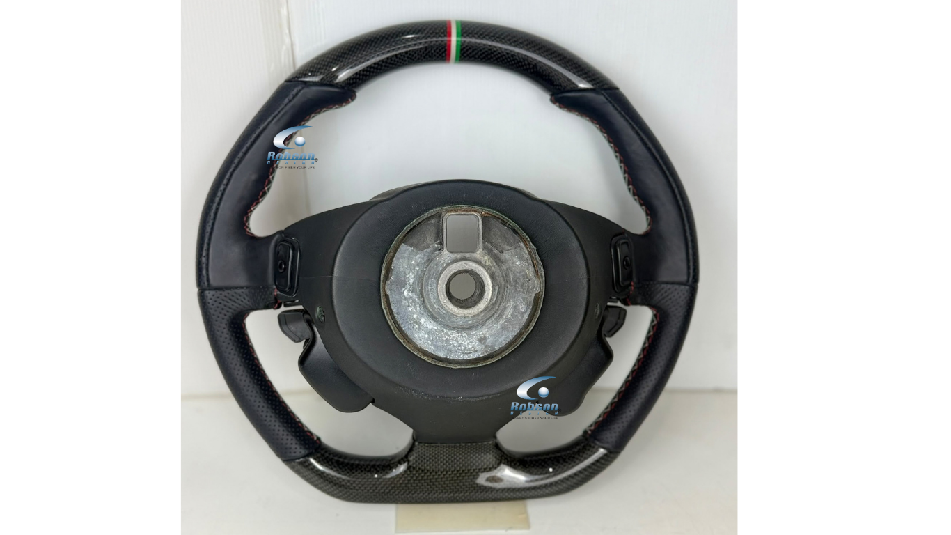Ferrari California T 458 Italia F12 488 GTB Genuine plain Carbon Fiber Steering Wheel 2009-2015(core exchange required) - Image 6