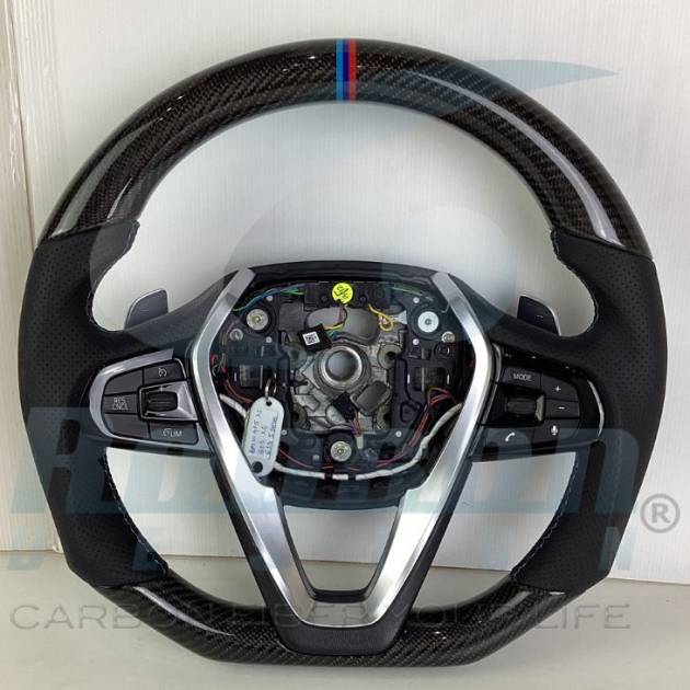 BMW G30 G12 G15 G16 G05 G06 G07 X5 X6 Genuine Carbon Fiber Steering Wheel 2018-2023(core exchange required)
