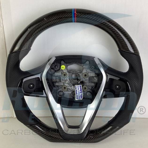 BMW G01 G02 X3 X4 Genuine Carbon Fiber Steering Wheel 2018-2021(core exchange required)