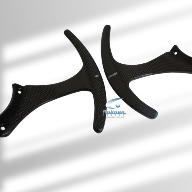 Ferrari California F149 Premium Plain Carbon Fiber Extended Paddle Shifter 2011-2015