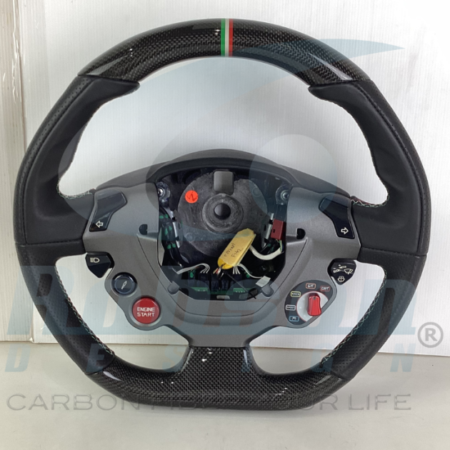 Ferrari California T 458 Italia F12 Genuine plain Carbon Fiber Steering Wheel 2015-2019(core exchange required)