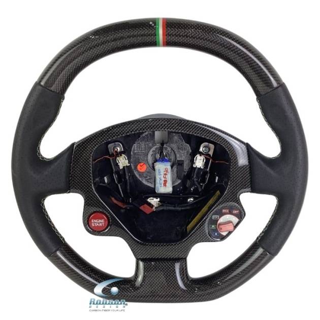 Ferrari 430 Coupe Spider/Scuderia 2004-2009 Coupe Spider Genuine Plain Carbon Fiber Steering Wheel(core exchange required)
