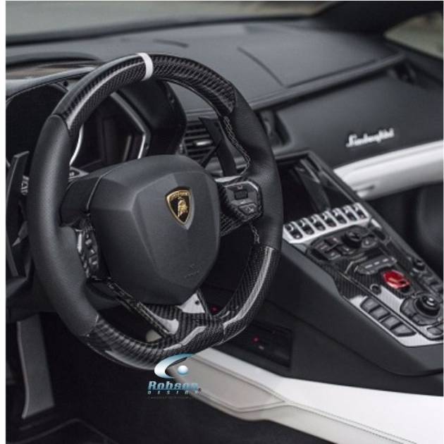 Lamborghini Aventador LP700 LP740 LP750 LP770 Premium Carbon Fiber Steering Wheel (core exchange required)