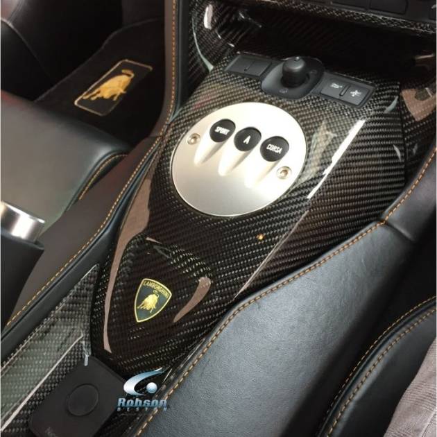 Lamborghini Gallardo carbon Fiber Gear Shift Panel-3pcs 2003-2007 (core exchange required)