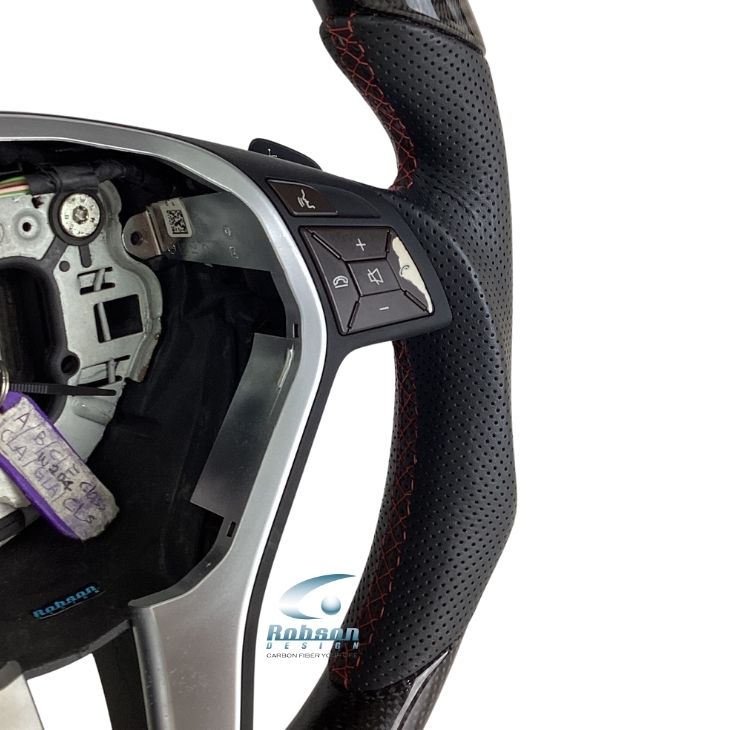 Mercedes Benz CLA CLS SLK A C E CLASS W212 W218 W172 Genuine Carbon Fiber Steering Wheel 2012-2018(core exchange required) - Image 4