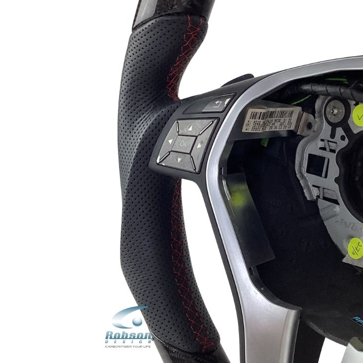 Mercedes Benz CLA CLS SLK A C E CLASS W212 W218 W172 Genuine Carbon Fiber Steering Wheel 2012-2018(core exchange required) - Image 5