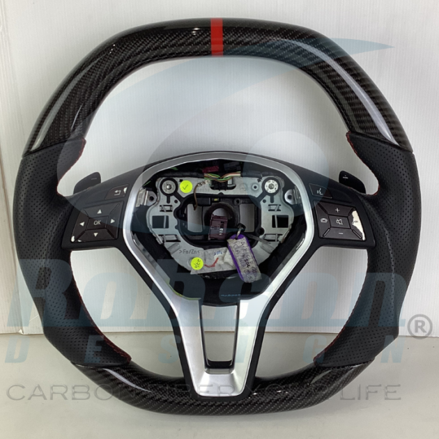 Mercedes Benz CLA CLS SLK A C E CLASS  W212 W218 W172 Genuine Carbon Fiber Steering Wheel 2012-2018(core exchange required)