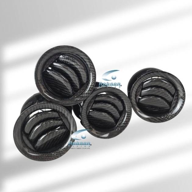 Nissan GTR-35 Premium Carbon Fiber Aircon Vents & Rings 2006-2015 (core exchange required)